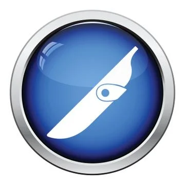 Knife scabbard icon 库存插图