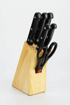 Knife set for cooking Stock Photos
