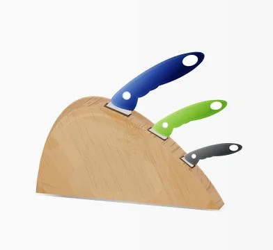 Knife set Stock Illustration