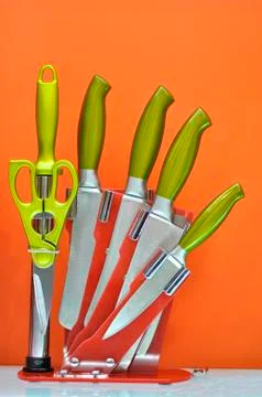 Knife set Stock Photos