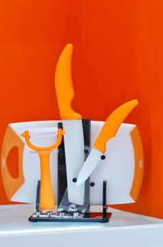 Knife set Stock Photos