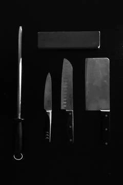 Knife set 写真素材