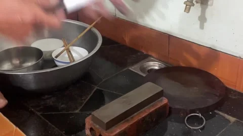 Knife sharpener Stock Footage 300235461