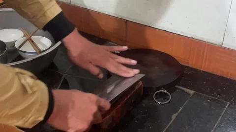 Knife sharpener Stock Footage 300235479