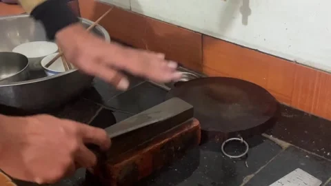 Knife sharpener Stock Footage 300235482