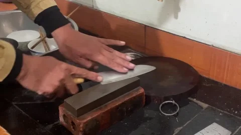 Knife sharpener Stock Footage 300235487