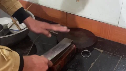 Knife sharpener Stock Footage 300235511
