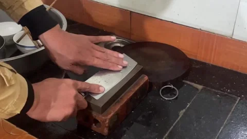 Knife sharpener Stock Footage 300235513