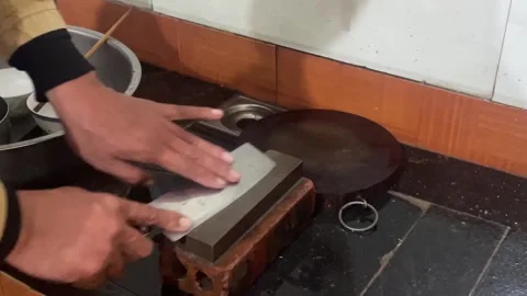 Knife sharpener Stock Footage 300235515