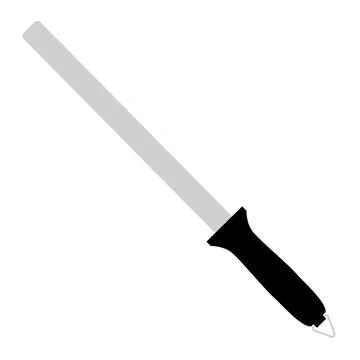 Knife sharpener icon. Diamond knife sharpening sign. Diamond sharpening Stock Illustration