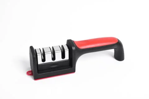 Knife Sharpener isolated on white background Stock Photos