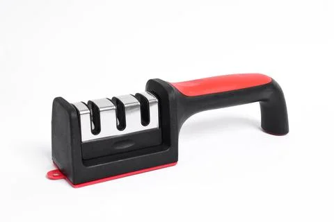 Knife Sharpener isolated on white background Stock Photos