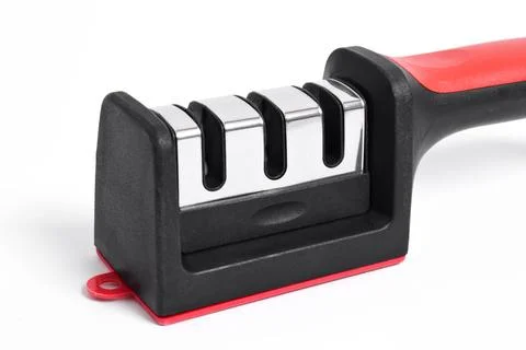 Knife Sharpener isolated on white background Foto stock