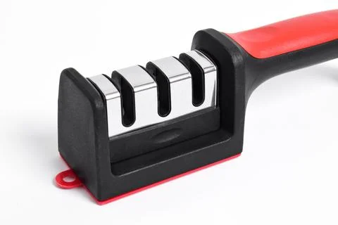 Knife Sharpener isolated on white background Stock Photos