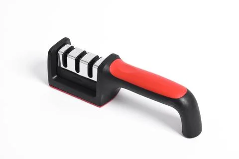 Knife Sharpener isolated on white background Stock Photos
