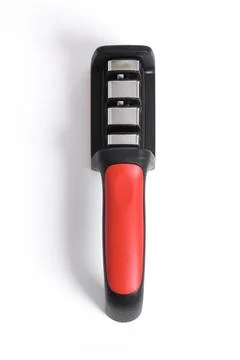 Knife Sharpener isolated on white background Stock Photos