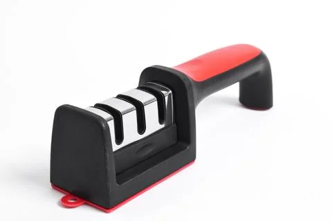 Knife Sharpener isolated on white background Stock Photos