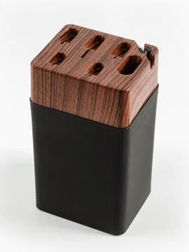 Knife stand on a white background. Stock Photos