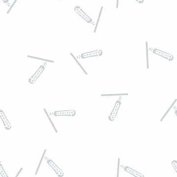 Knife stationery glyph vector seamless pattern Stock Illustration