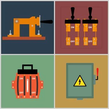 Knife Switch Stock Illustration