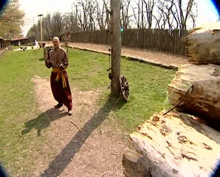 Knife thrower Stock Footage 8994258