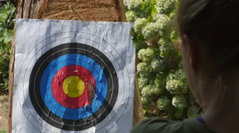 Knife Throwing Stock Footage 54713321