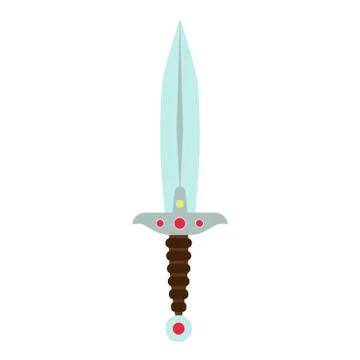 Knife vector ancient sword illustration weapon medieval dagger isolated. Old  イラスト素材