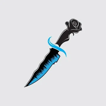 Knife vector art illustration Stock Illustration