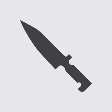 Knife vector art illustration Stock Illustration