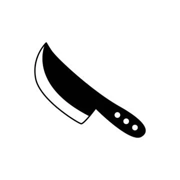 Knife vector graphic design illustration isolated Stock Illustration