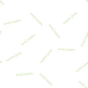 Knife weapon glyph vector seamless pattern Stock Illustration