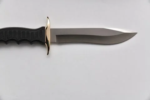Knife on white background Stock Photos