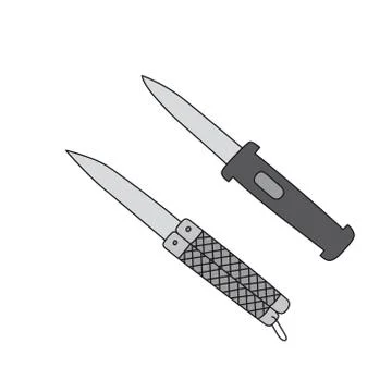 Knifes Stock Illustration