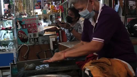 Knifes Sharpering Stock Footage 152816455