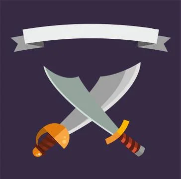 Knifes weapon vector collection Stock Illustration