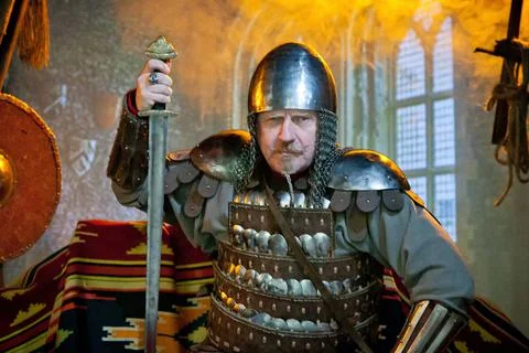 Knight in armor Stock-Fotos