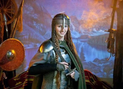 Knight in armor 스톡 사진