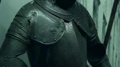 Knight Armour. Stock Footage 73909780