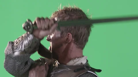 Knight In Battle Video stock 33638411