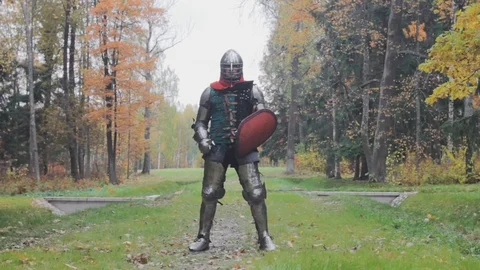 Knight dance funny popular  motion hype   festival Stock Footage