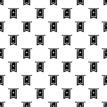 Knight flag pattern vector seamless Stockillustratie
