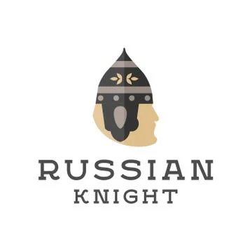 Knight head, armor helmet vector illustration face Stock Illustration