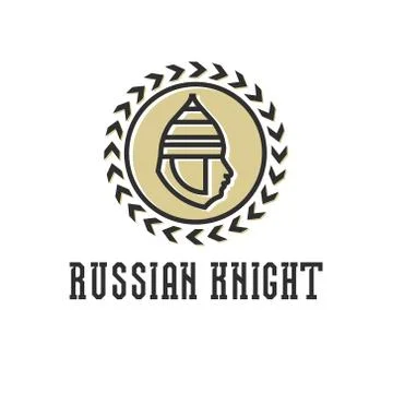 Knight head, armor helmet vector illustration face Stock Illustration