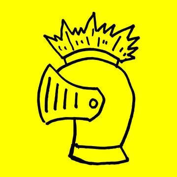 Knight Helmet Stock Illustration