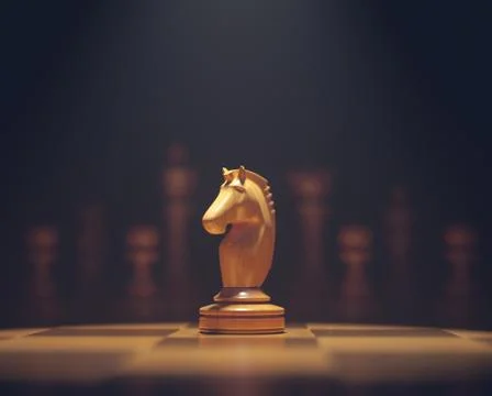 The Knight In Highlight Stock Illustration