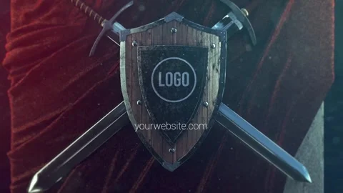 Knight Logo After Effects stock