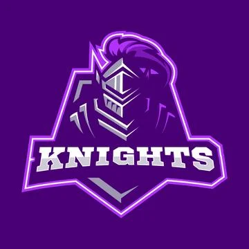 Knight Mascot Logo Stock Illustration