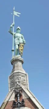 Knight with shining armor Stock Photos