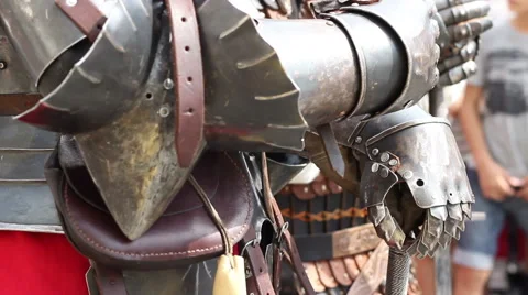 Knights in Armor Stock Footage 46116105