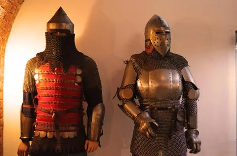 Knights in armor Stock Photos